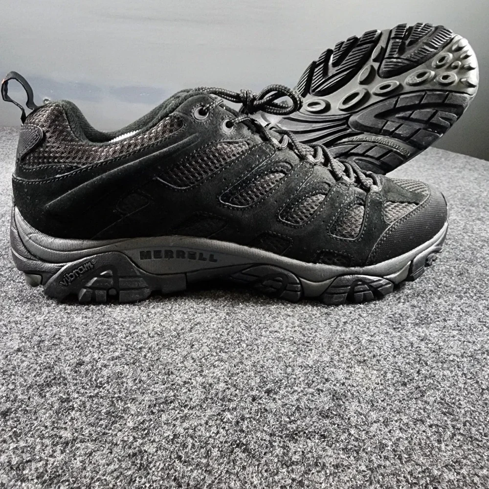 Merrell Moab 2 Ventilator‎ Hiking Shoes Mens 14 Black Night Suede Mesh J39181